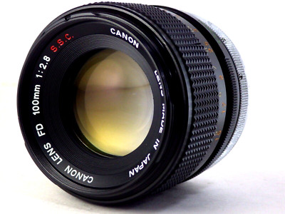 Canon FD 100mm f/2.8 S.S.C. Telephoto MF Lens SSC SLR Classic Camera from Japan!