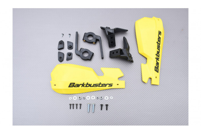 Protège-mains VPS jaune BARKBUSTER accessoire moto enduro 22mm