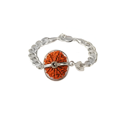 13 Mukhi Nepal Rudraksha Original Silver Bracelet Energized Collector 29mm-30mm