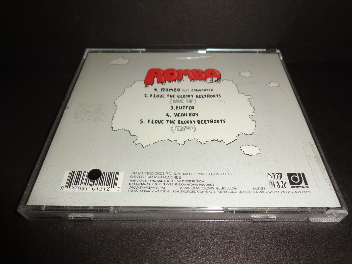 ROMBO EP by THE BLOODY BEETROOTS-Rare Collectible PROMOTIONAL CD w