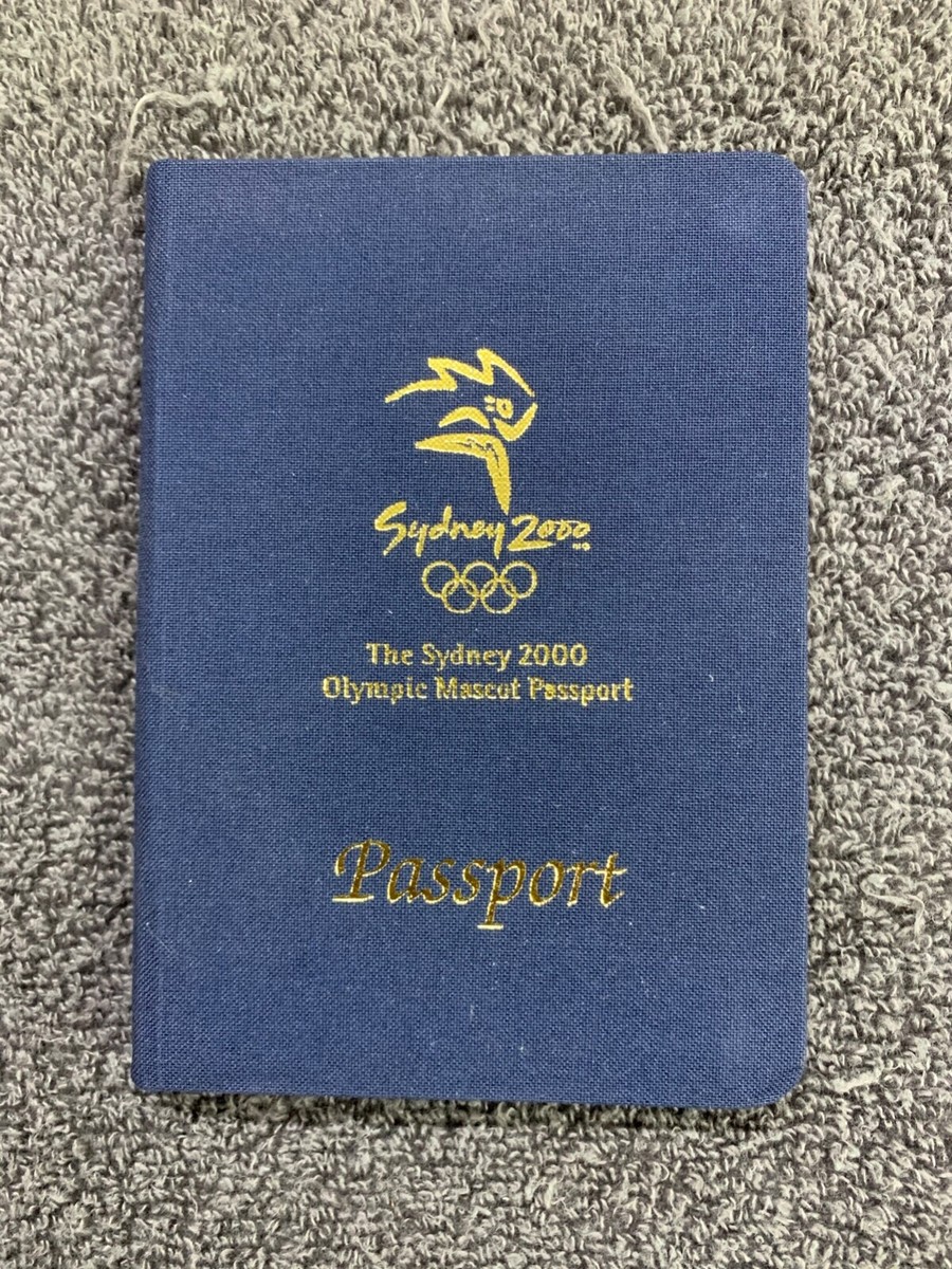 Sydney Australia 2000 Olympic Mascot Passport Book