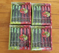 Bazooka Juicy Drop Candy Canes 6 Count Lot of 4 Boxes (APPLE & PUNCH)