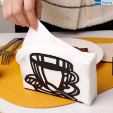 Tissue Holder Table Napkin Organizer Coffee Cup Shaped Creative Tissue Holder