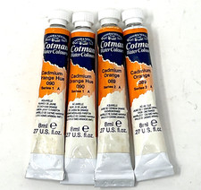 Winsor And Newton Cotman 8mL Watercolor paint orange lot of 4