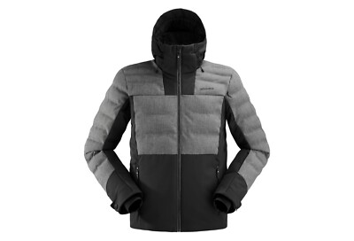 EIDER DOWNTOWN 2.0 Herren Ski Skijacke SMALL UK 38 schwarz / grau