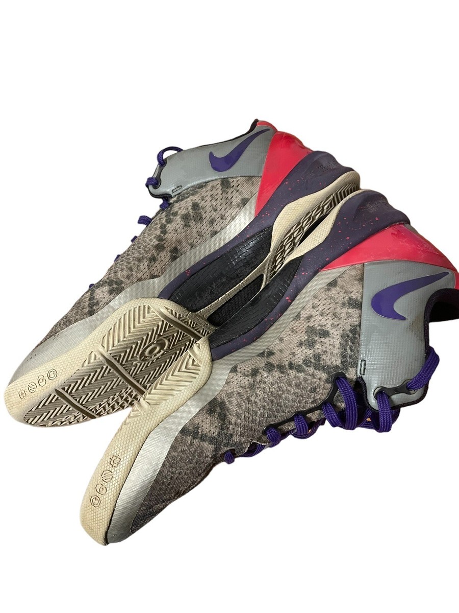 Nike Kobe 8 System Mine Grey OG '13 Snake Purple US 7 Youth Nike Kobe 8 System Mine Grey OG '13 Snake Purple US 7 Youth