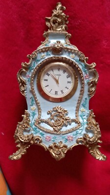 Louis XV Art Uhr Quarz ca. 15 cm