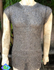 Roman Auxiliary Chainmail Armor Shirt   9mm Flat Riveted Flat Washer