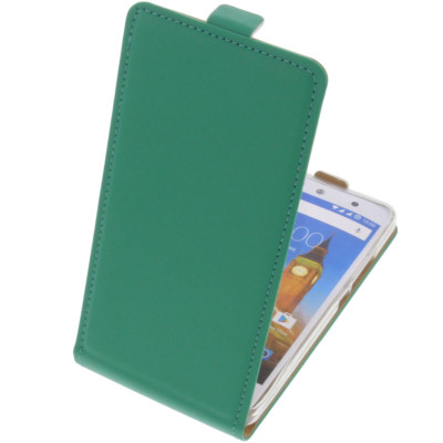 Tasche für Wileyfox Swift 2X FlipStyle Handytasche Schutz Hülle Flip Case Grün