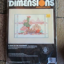Taste Of The Southwest Sealed Counted Cross Stitch Kit 14x10 Dimensions 1990