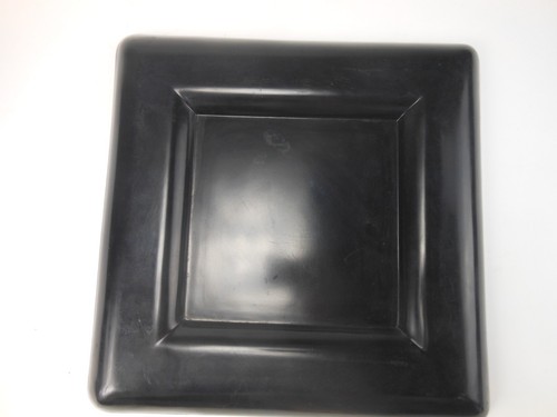 Mid Century 12" Tray Central Orange Floral Tile Plastic Well Surround 60's 70s - Picture 7 of 7