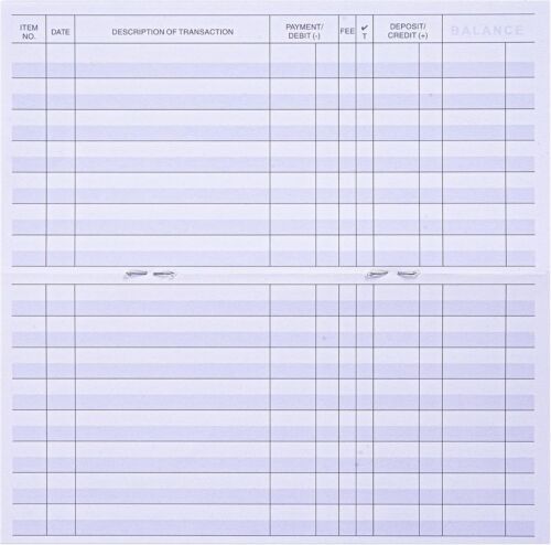 24 PCS Check Registers for Personal Checkbook, Easy to Read Checkbook Register - Picture 3 of 24