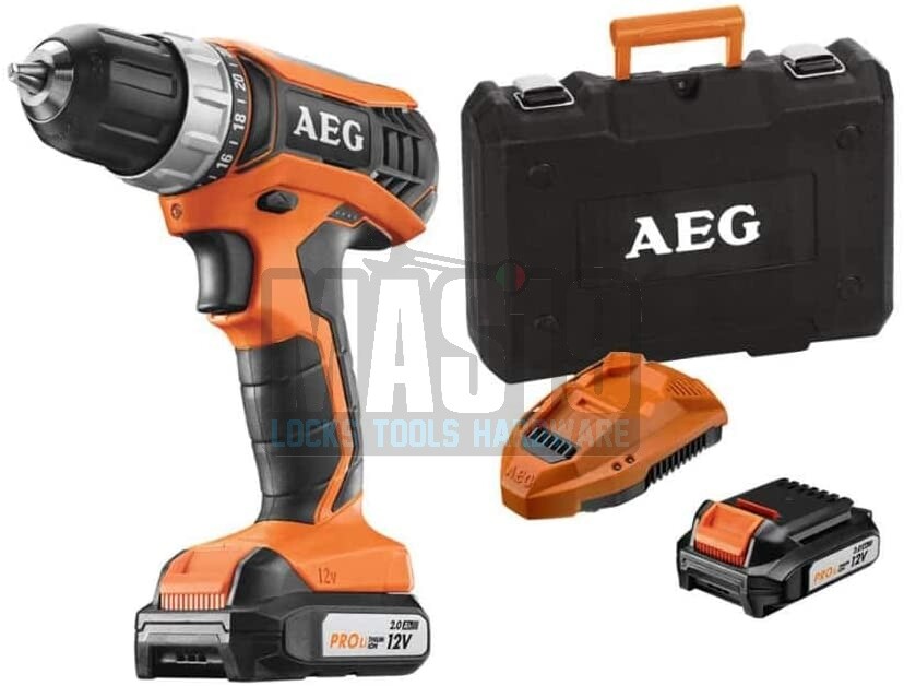 Trapano avvitatore AEG BS12G3 12V 2 BATTERIE 2.0 AH