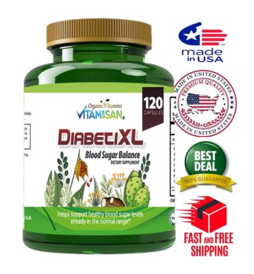  Blood Sugar Optimizer Blood Balance SUGAR 100 caps DIABETIC XL 120 CAPS gluco 