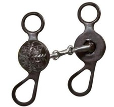 Showman 5" Brown Steel Concho Bit w/ Dogbone Mouth