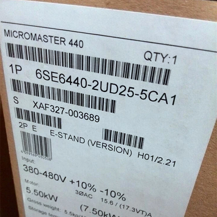 1PC For 6SE6 440-2UD25-5CA1 Inverter 6SE6440-2UD25-5CA1 in Box - Image 2 of 2