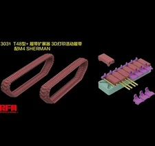 RYEFIELD 3031 1/35 T48 Type+Track Extender 3D Printing Activity Track