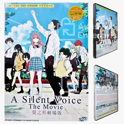 A Silent Voice The Movie Anime DVD English Dubbed & Subtitle All