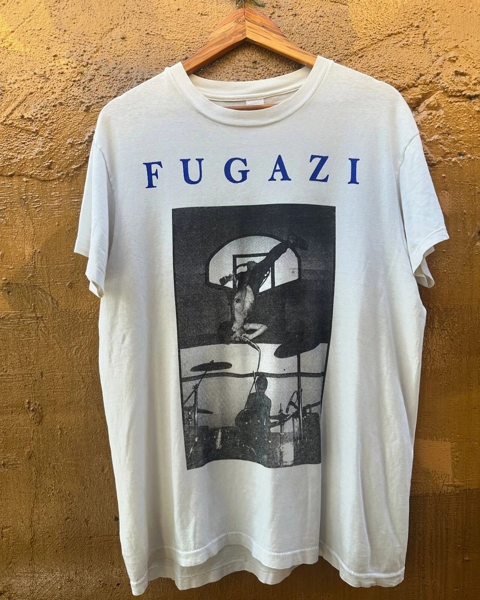 Fugazi Band Classic Style White Short Sleeve Unisex Shirt Reprint