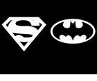 Superman & Batman - Glow In The Dark Two Pack