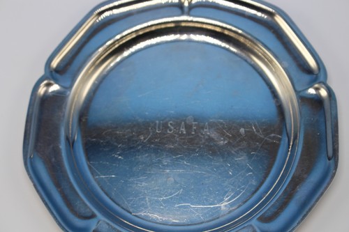 VINTAGE WM RODGERS & SONS 988 SILVERPLATED 6" TRAY USAFA AIR FORCE USA - Picture 4 of 8