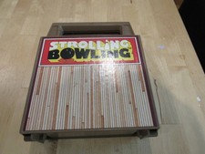 Vintage TOMY Strolling Bowling Game Wind Up Ball Tested Works