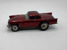 Hot Wheels 57 T-bird Real Riders White Hubs Rubber Tires Malaysia Base 1977