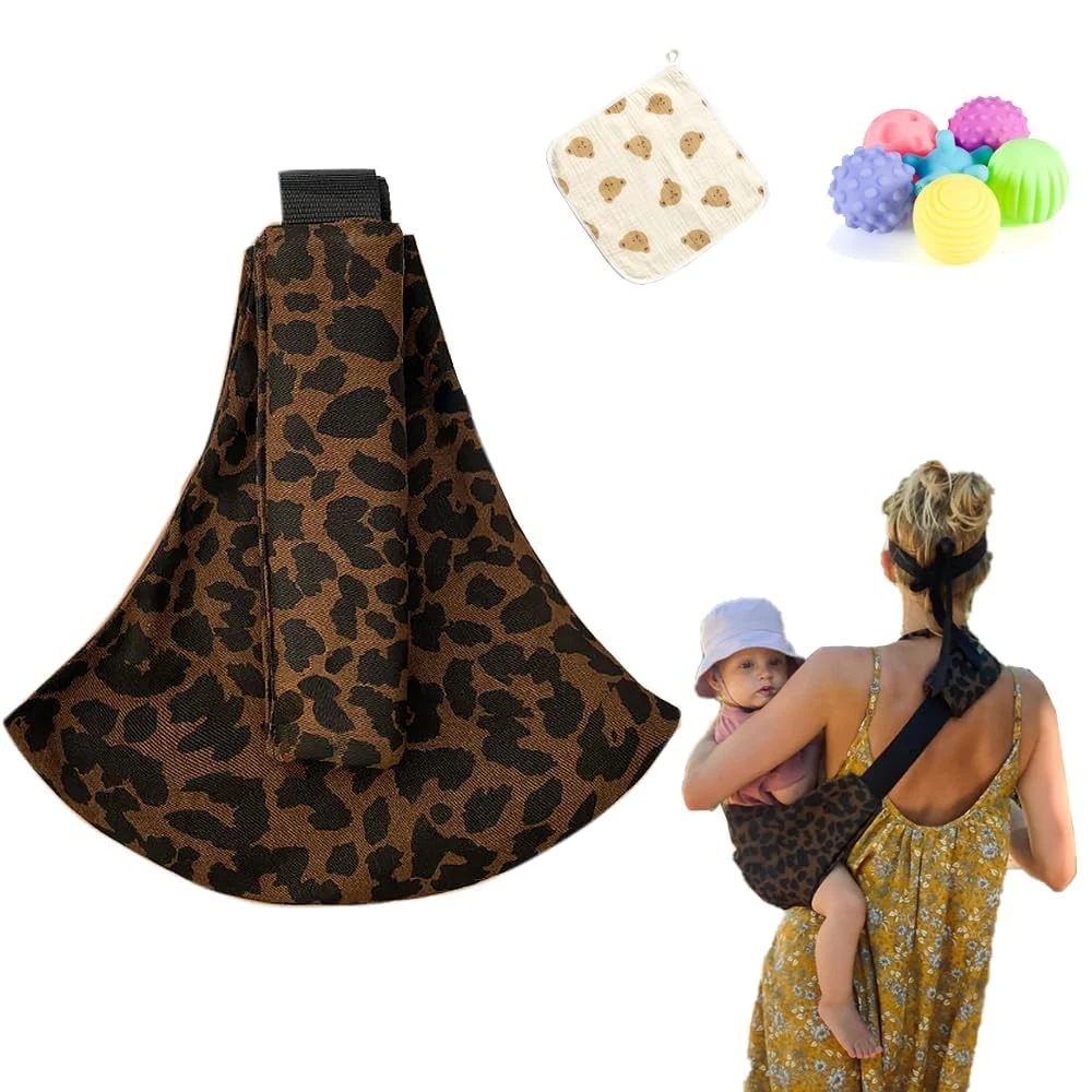 Baby Sling Carrier Adjustable Front & Back Adjustable Sling Easy Toddler Carrier