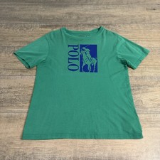 Polo Ralph Lauren Boys 14-16 Graphic T-Shirt Size M/L Rubber Letter READ B10