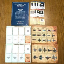 Chemistry Quest Board Card Game with Chemistry Elements and Experiment Board 11a