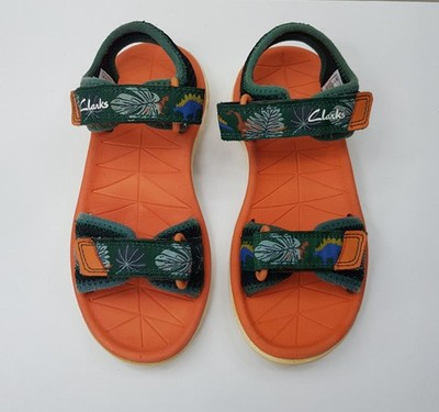 CLARKS SURFING TIDE GRÖSSE 11 UK EUR29 KLEINKIND JUNGEN MÄDCHEN SANDALEN SCHUHE RIEMCHEN BREIT