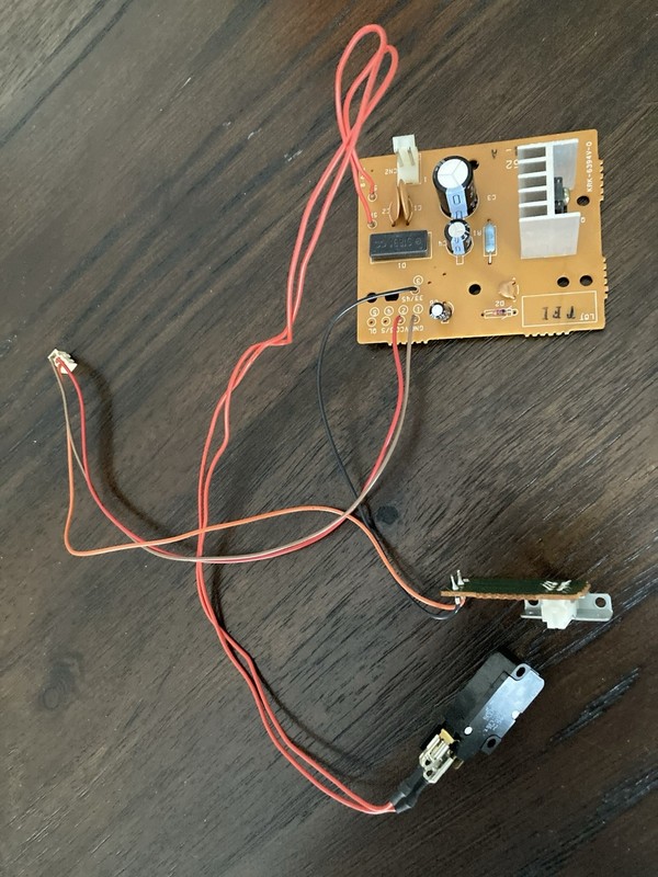 Pioneer PL-660 Turntable Parts Circuit Board Speed Switch Board Heat sink