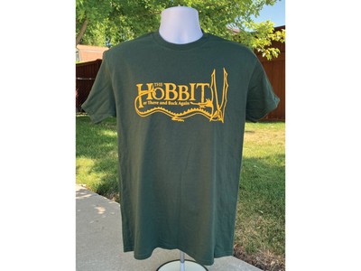 THE HOBBIT lord of the rings t-shirt SCREEN PRINTED! bilbo baggins jrr tolkien