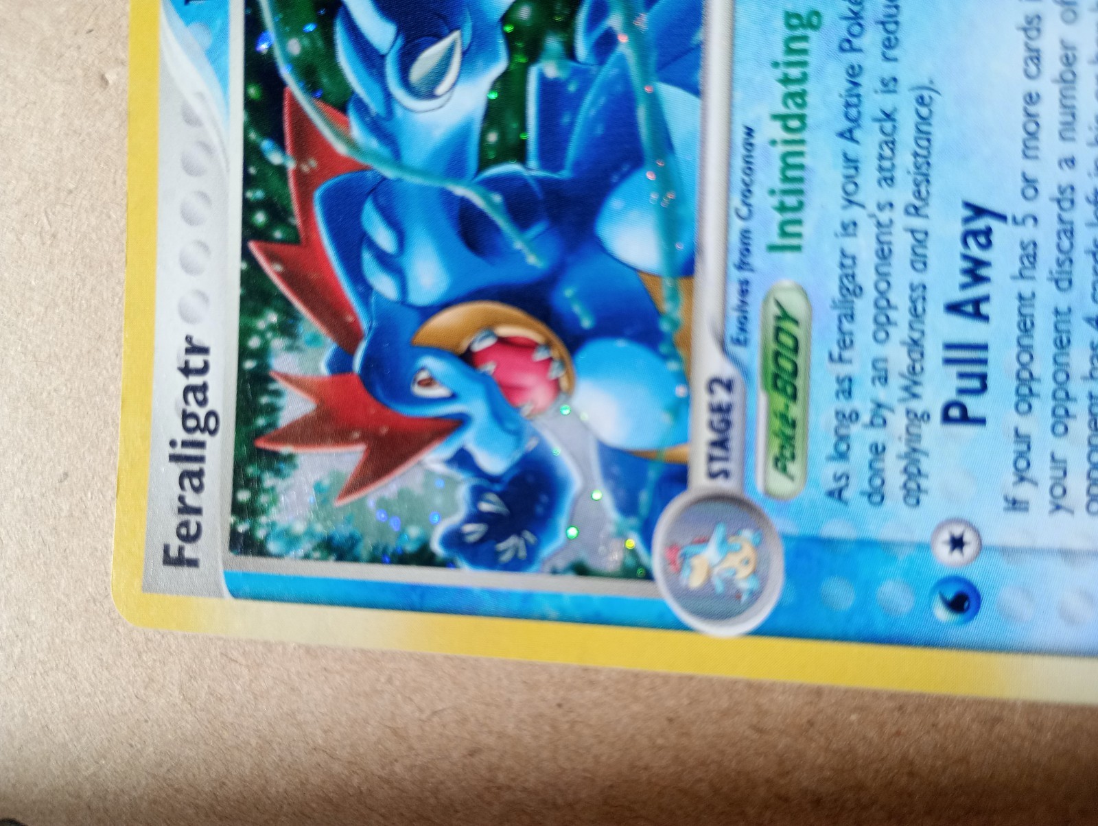 Pokemon Cards Feraligatr 4/115 Holo Unseen Forces Holo Rare LP