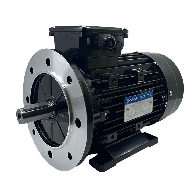 Moteur triphasé 230/400V silencieux pour scies à ruban et tours à bois