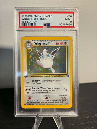 Wigglytuff (1st Edition) graded PSA 9 for sale on eBay