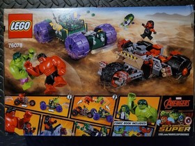 LEGO Marvel Super Heroes 76078: Hulk vs. Red Hulk, New & Factory Sealed. RARE 