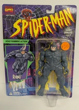 Marvel Comics Spiderman Animated Series Rhino Action Figure ToyBiz