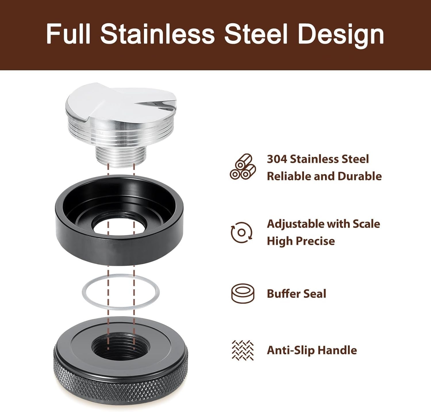 51MM Coffee Distributor, Espresso Distribution Tool Compatible for CASABREWS CM5