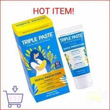 Triple Paste Diaper Rash Cream for Baby - 3 oz Tube   Zinc Oxide Ointment Treats
