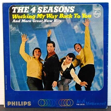 The 4 Seasons - Working My Way Back To You - 1966 Philips Mono Vinyl  LP Record