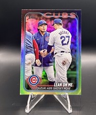 2024 Topps Update Seiya Suzuki Shota Imanaga Rainbow Foil #US205 Chicago Cubs