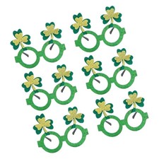 Pack of 6 Interactive Shamrock Glasses with Fun Features for Patrick s Day