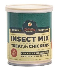The Culinary Coop Canned Cricket and Mealworm Chicken Treat 2.75oz