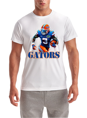 New With Tags/ Gators Football T-Shirt / TriDri Performance Shirt - Picture 3 of 10
