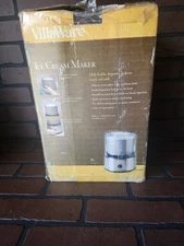 NEW VINTAGE VILLAWARE ELECTRIC ICE CREAM MAKER MODEL #5100 OPEN BOX