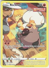 Rockruff TG07/TG30 Holo Silver Tempest Trainer Gallery Pokemon on eBay