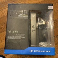 Sennheiser RS 175 Digital Wireless- Surround Sound Headphone System Black New