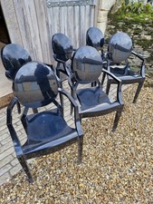 6 Black Ghost chairs - price per chair 