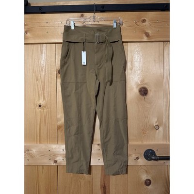 BWT Banana Republic Refined Utility Pant Size 6 Tan Whiskey Brown